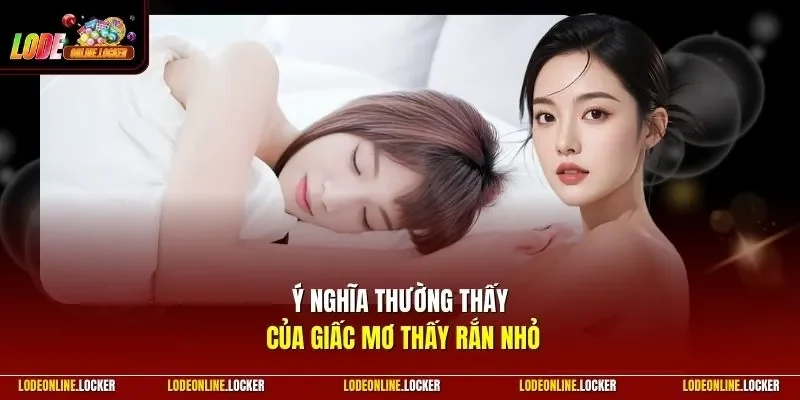 Ý nghĩa thường thấy của giấc mơ thấy rắn nhỏ